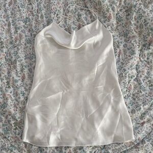 Zara Floral Print Blouse with Cream Accents